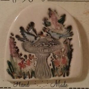 Klassy Klayworks Hand Made Clay Birds Pin